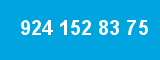 924 152 83 75 924 152 83 75